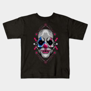clown face mask Kids T-Shirt
